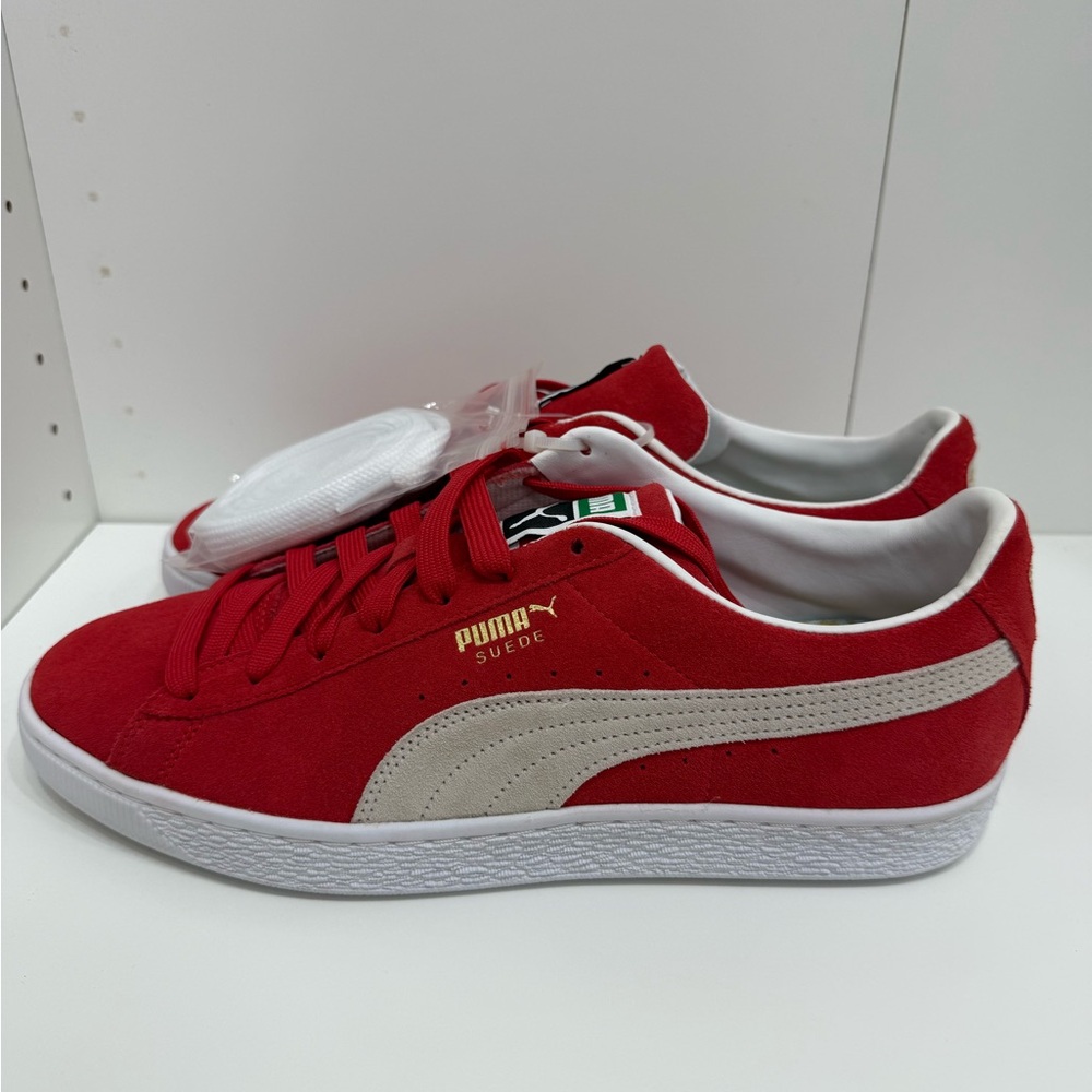 Puma Suede Sneakers Men’s Red and White